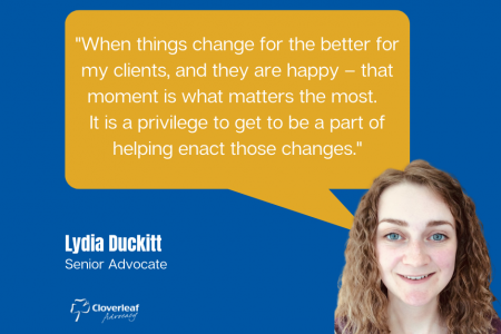 Why advocacy matters to me - Lydia Duckitt