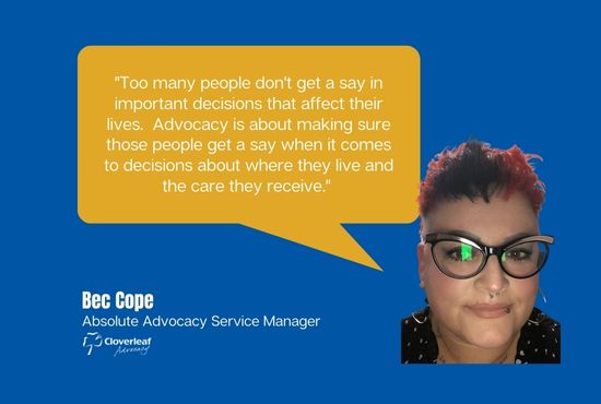 Why Advocacy Matters to Me - Bec Cope